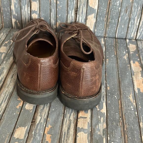 Brooks Brothers Split Derby Shoes Mens 10 Brown Grained Leather Lace Up main image 11